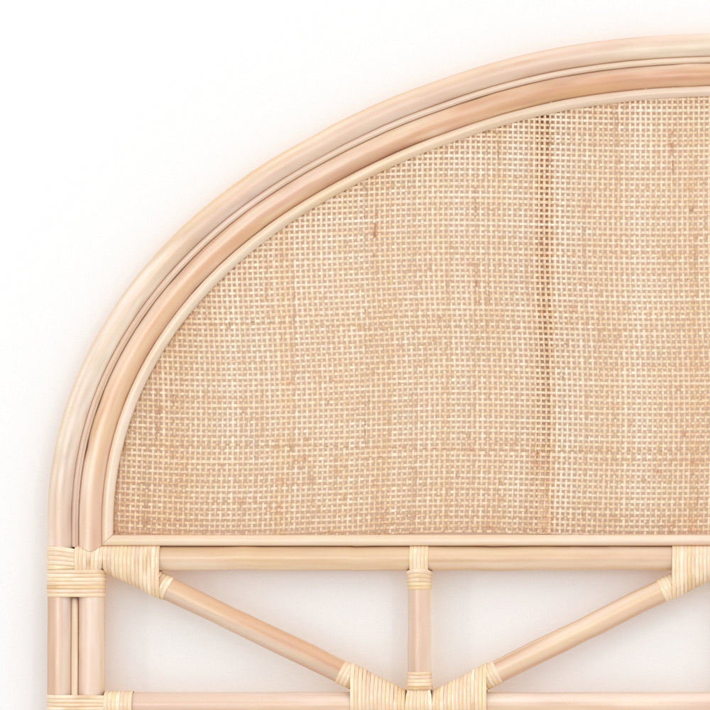 madya testiera letto 160cm rattan naturale