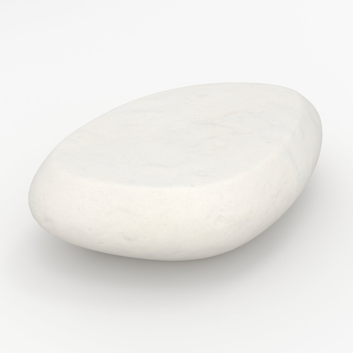 maui table basse beton ecru ovale 105cm