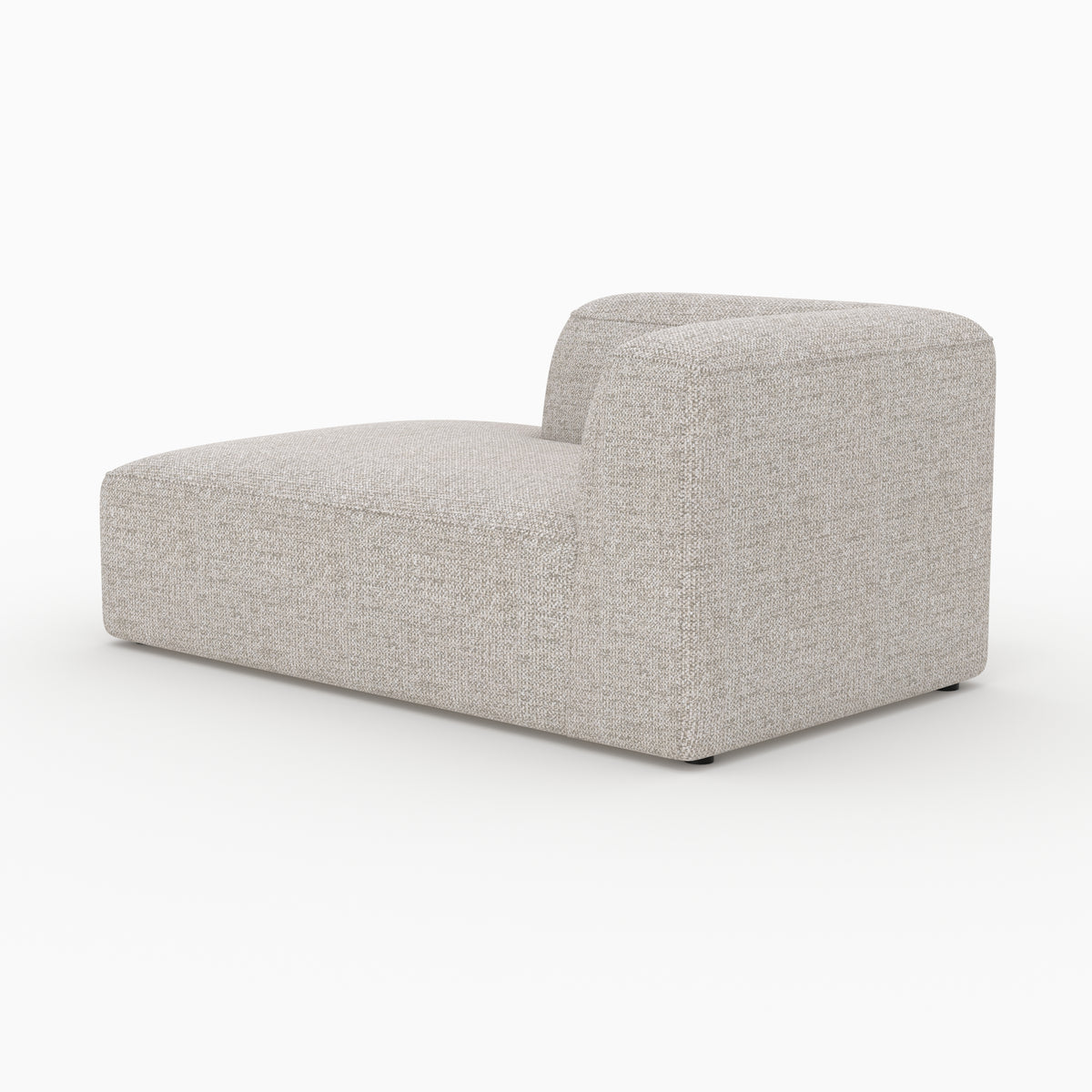 Méridienne Hestia canapé modulable beige angle gauche