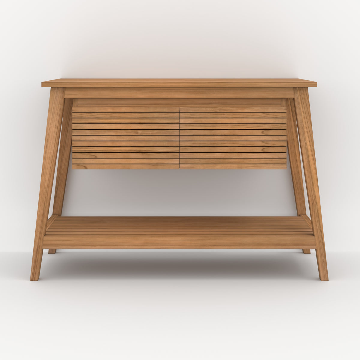 meuble cesar en bois de teck 120 cm