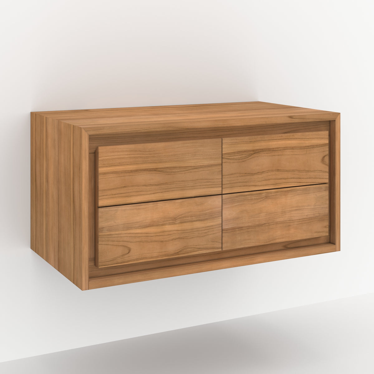 meuble en bois de teck de salle de bain hera