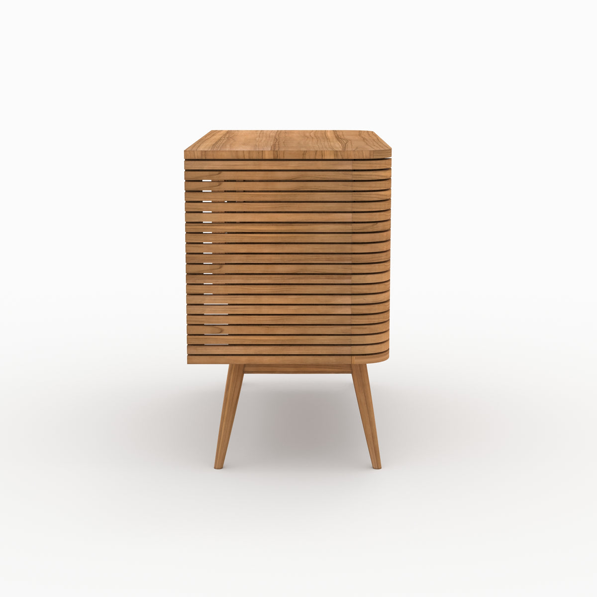 meuble sdb auguste en bois de teck 100 cm rangement