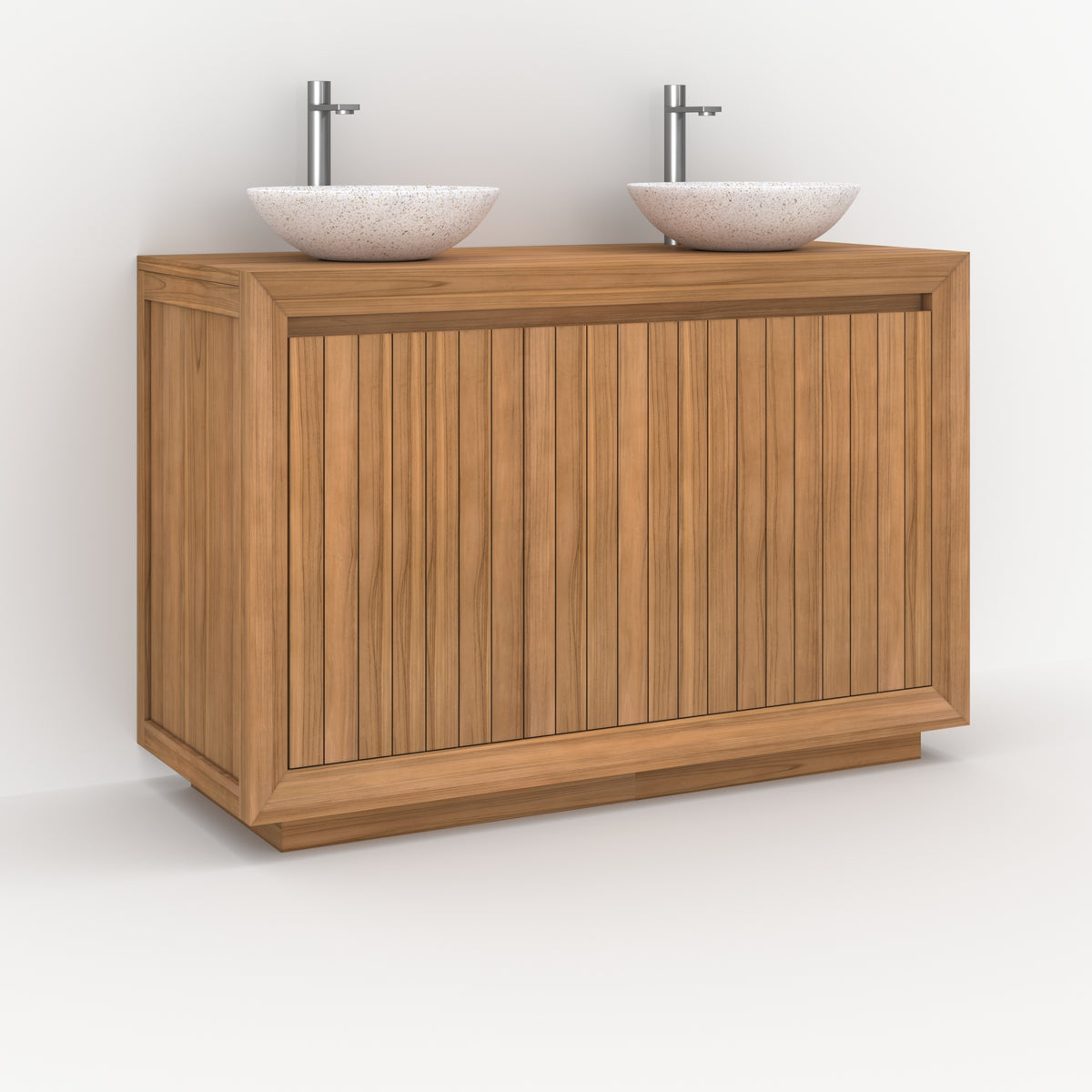 meuble vasque 2 vasques 120 cm pernelle bois