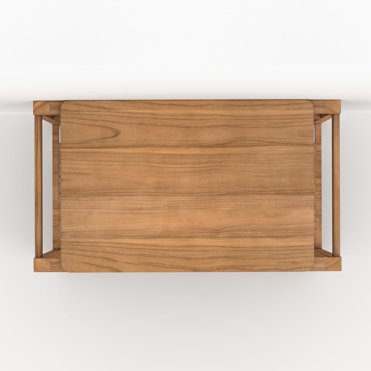 meuble vasque lucette en teck 90 cm