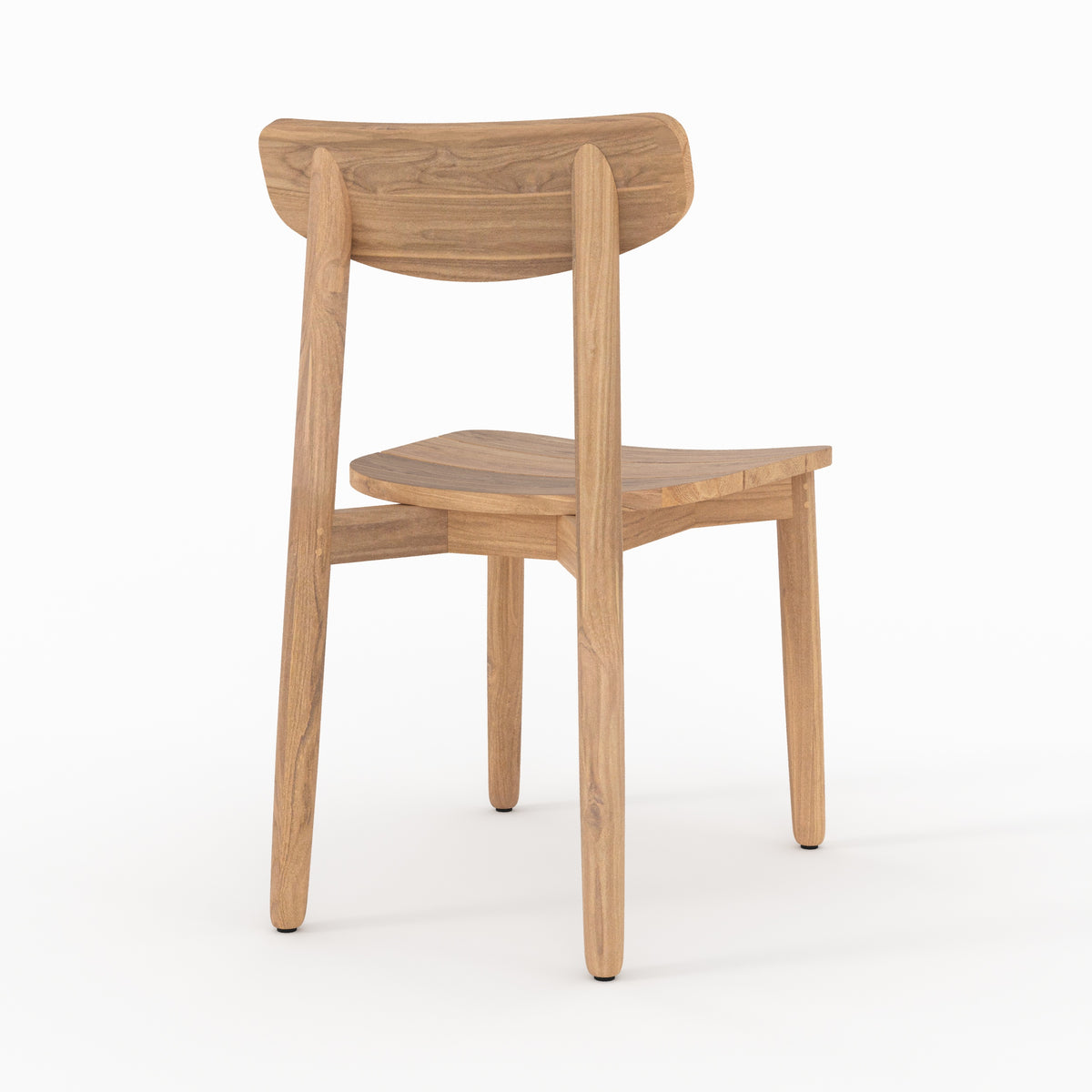 pack 2 chaises de jardin lufy en bois de teck recycle