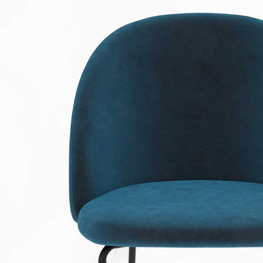 pack 4 chaises bleu et jaune karl
