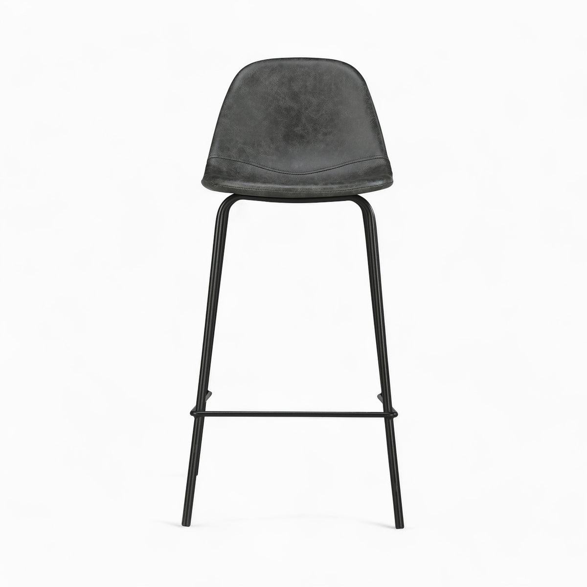 pack 4 chaises pour ilot central henrik camel et grises noires 65 cm