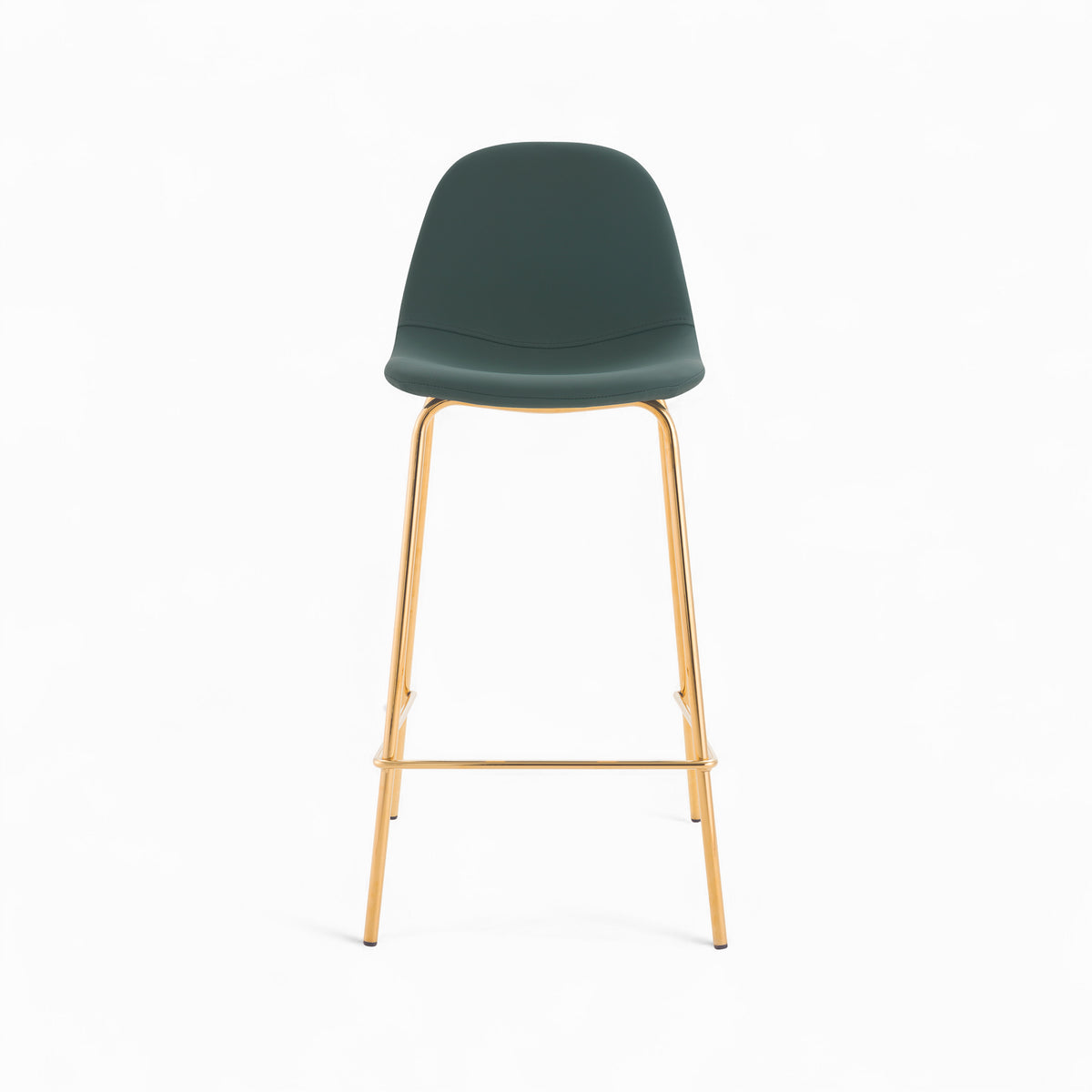 pack henrik 4 tabourets ilot central blanc vert 65cm