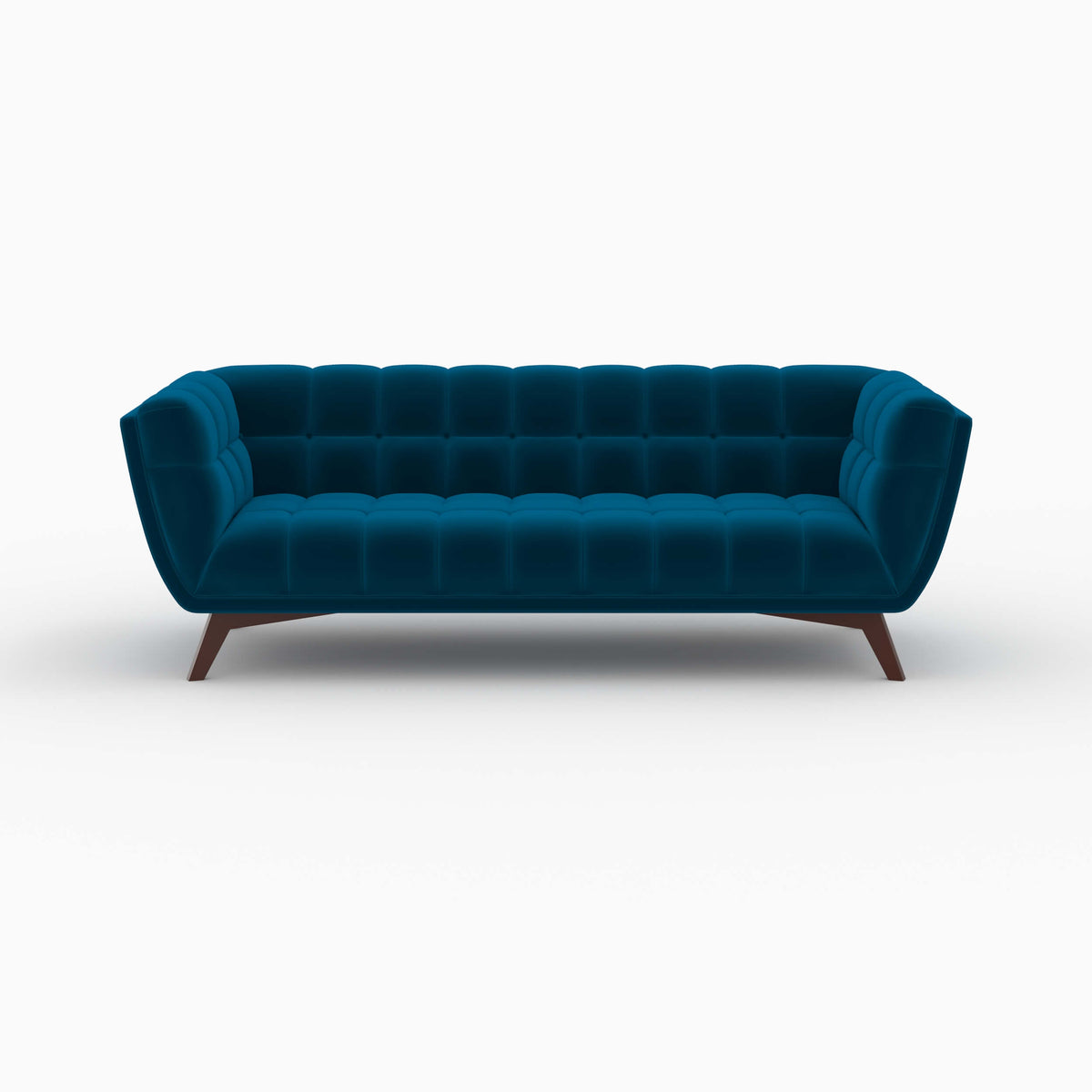 pack mona canapes 5 places velours bleu canard_1