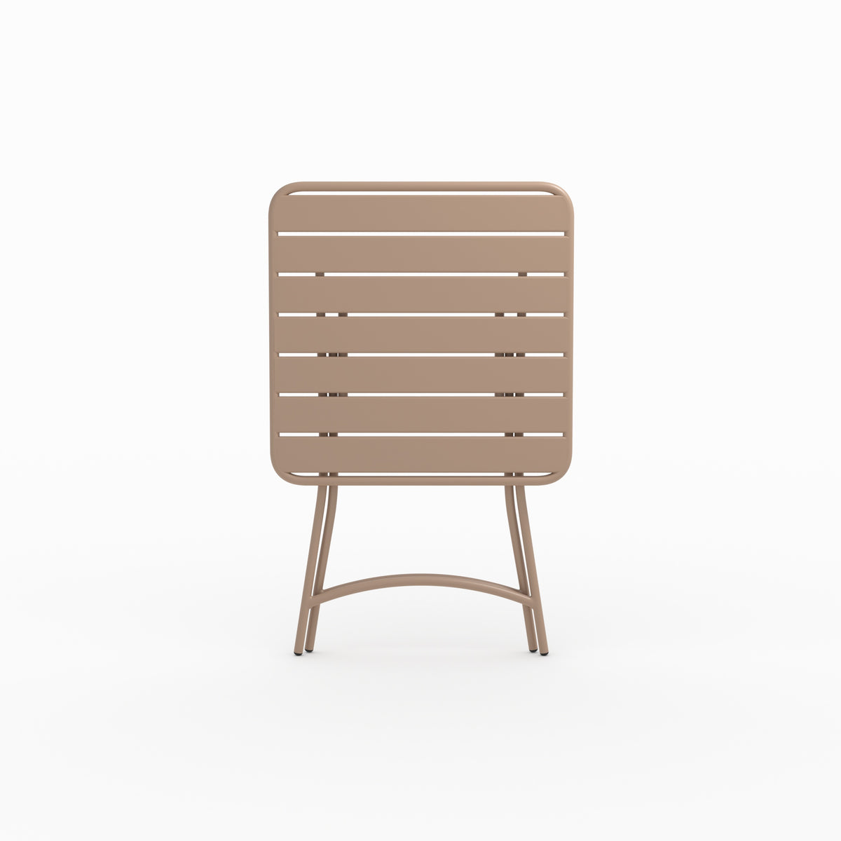 Personnes 2 taupe métal en pliante Yumi jardin de table