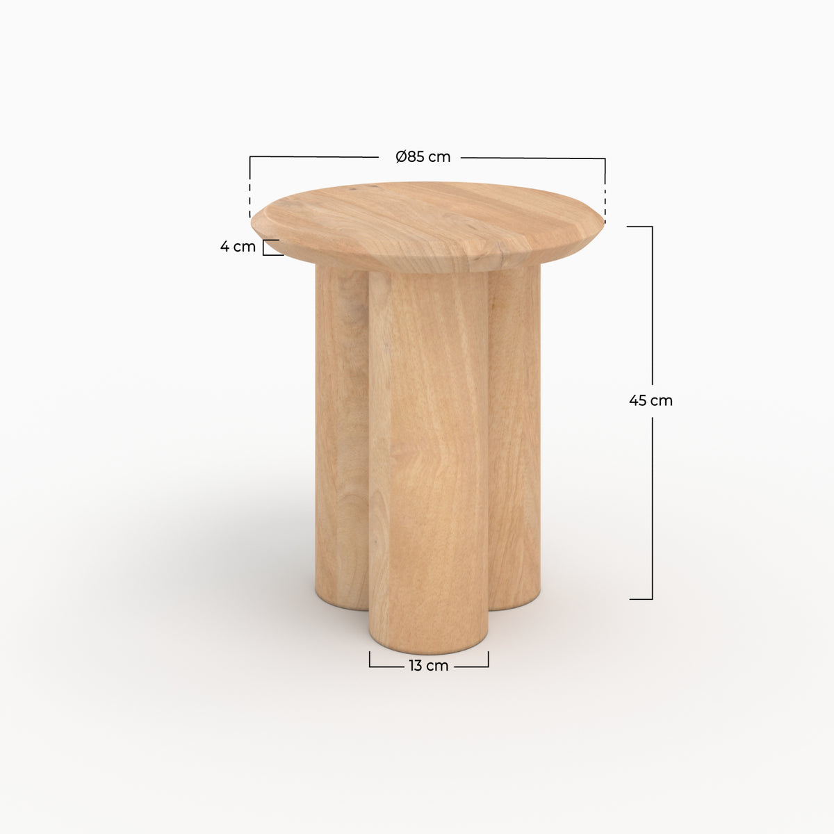 petite table appoint sacha bois de manguier
