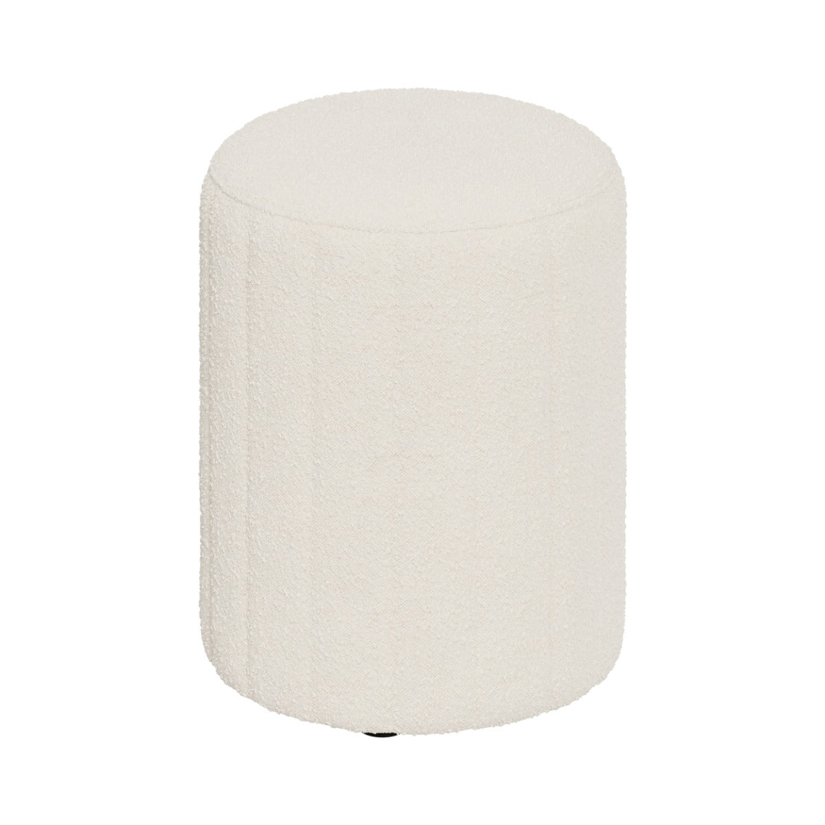 pouf rond en tissu boucl_ eva_1