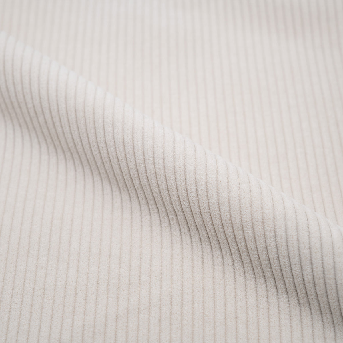 Pouf velours blanc rectangulaire