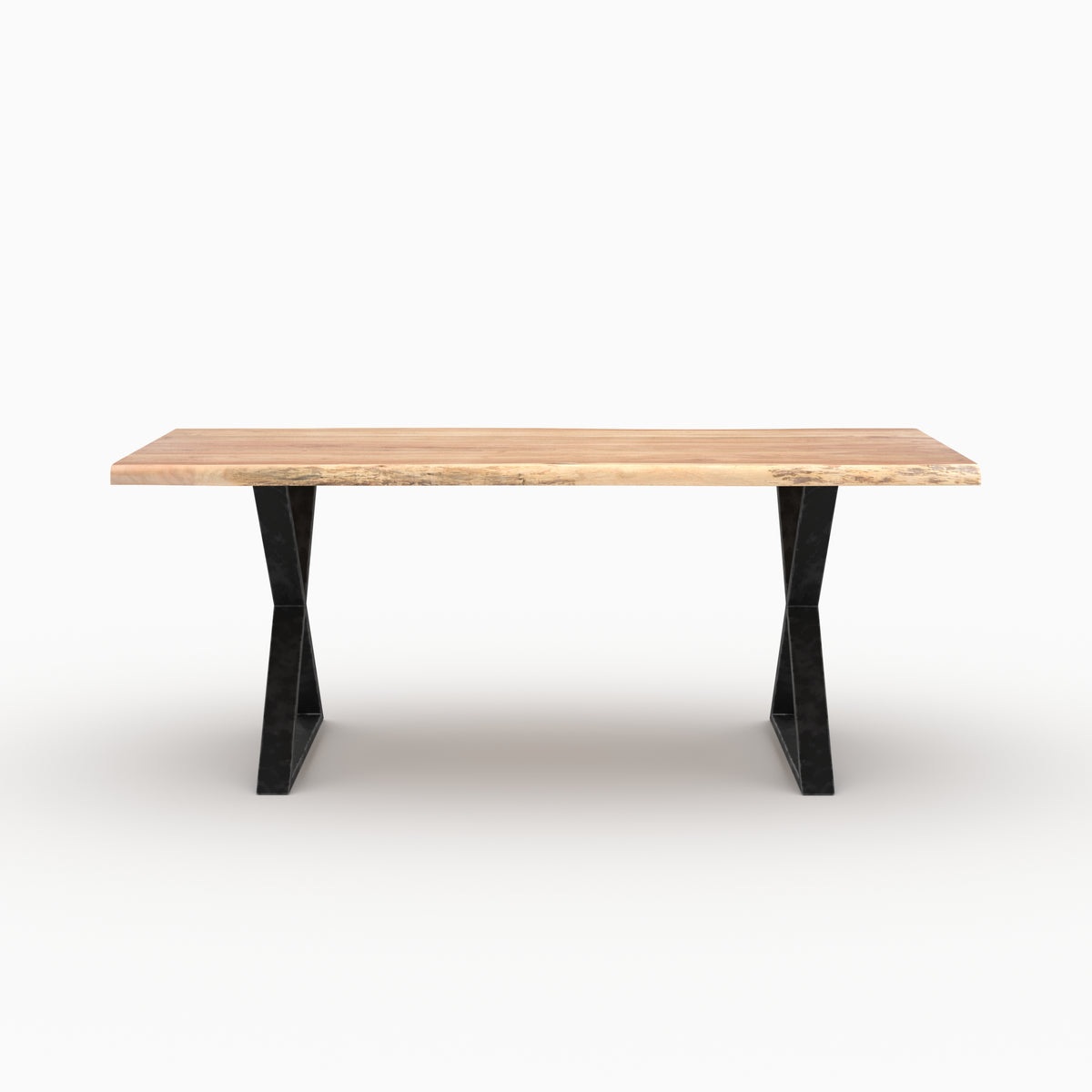 Table gia bois massif rectangulaire 6 places