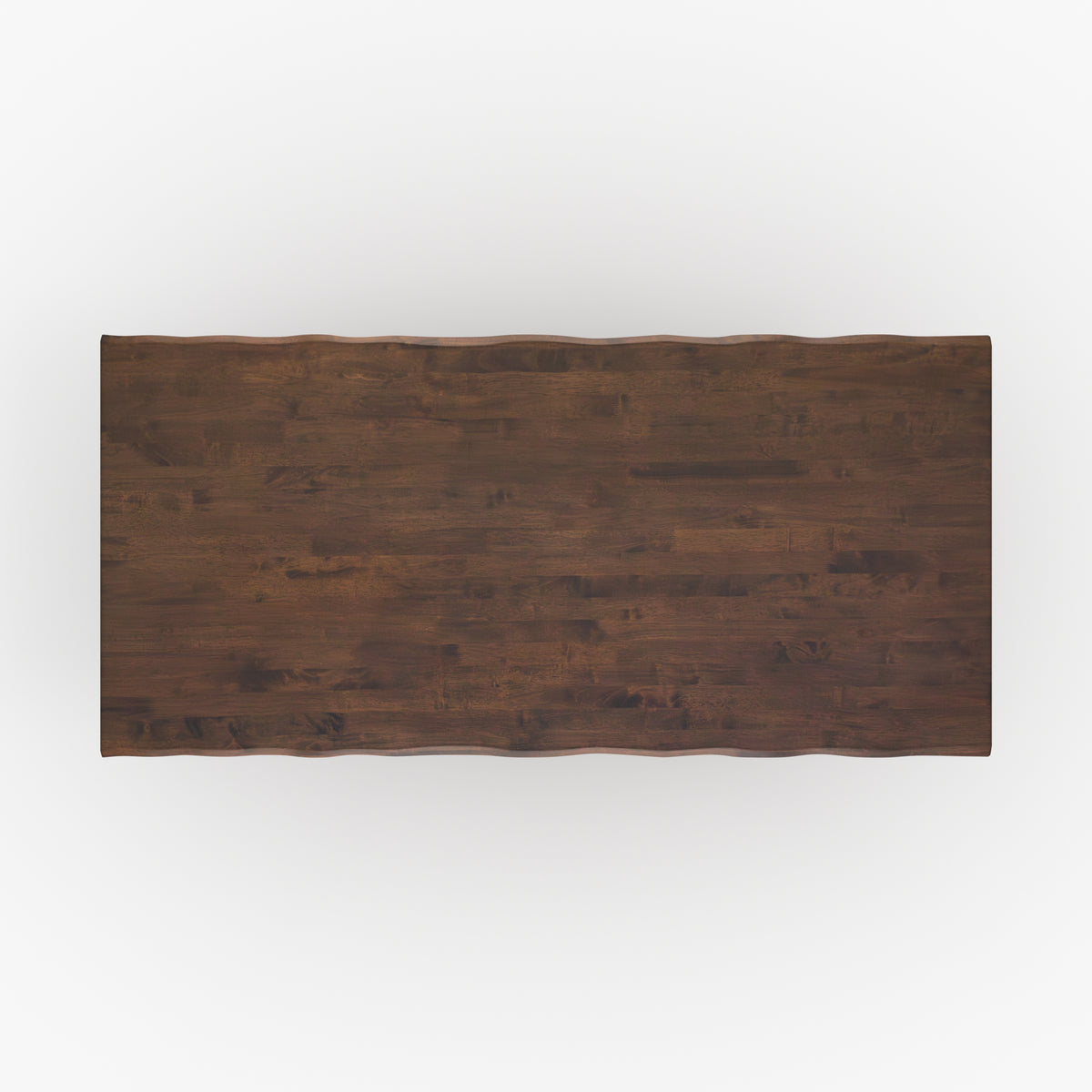 robin table en bois d hevea massif fonce 8 personnes