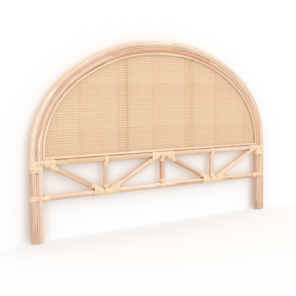 rotin cannage tete de lit madya boheme 160cm rendez vous deco