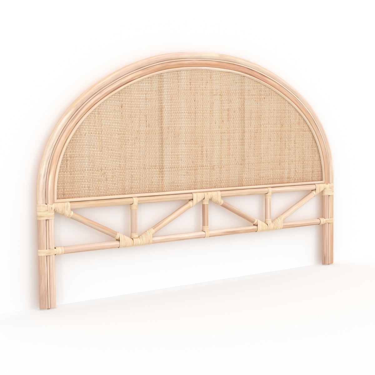 rotin tete de lit madya naturel 160cm