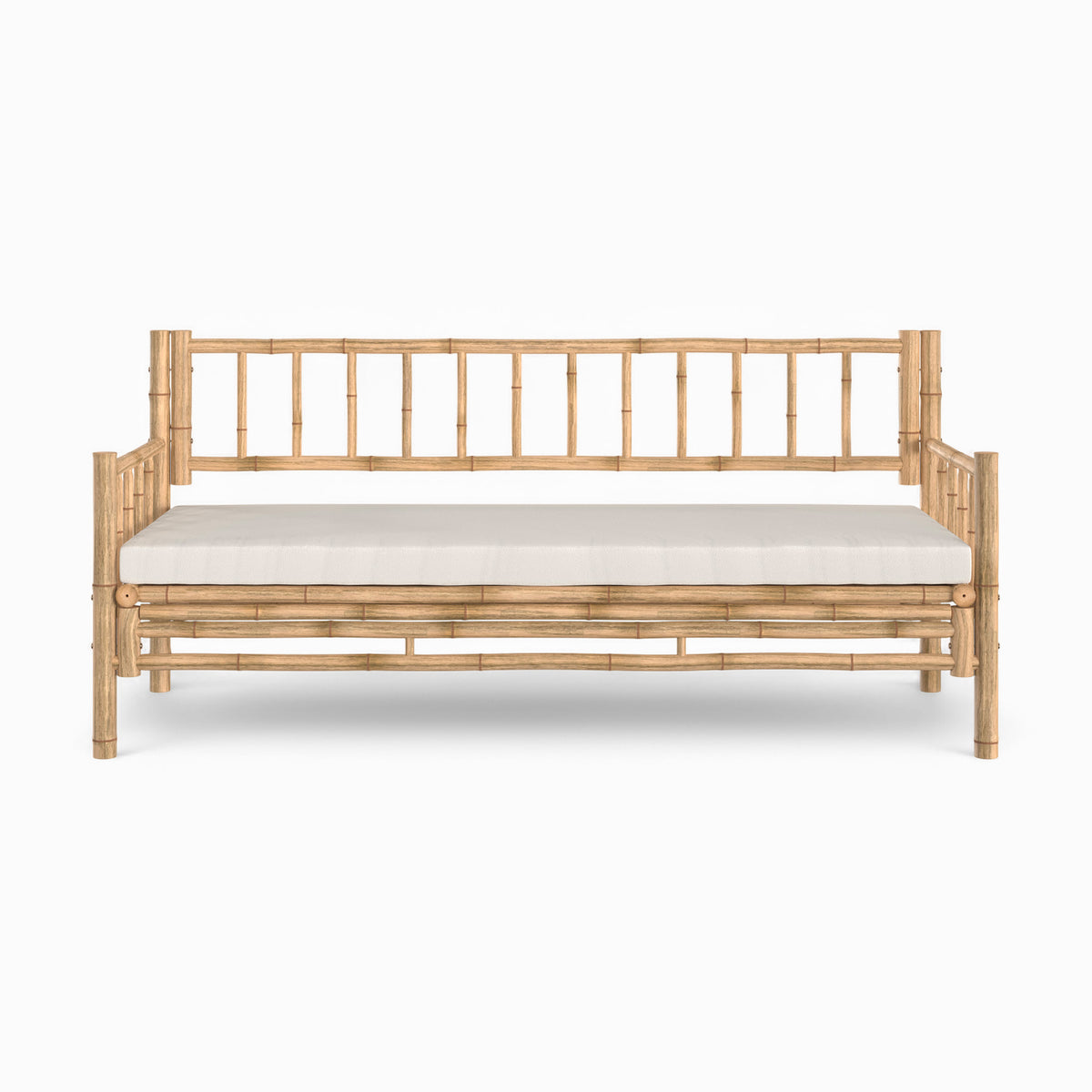 salon de jardin en bambou canape d angle table basse vadella