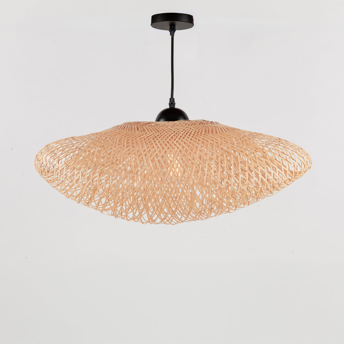 Suspension en bambou naturel bohème Anya d60cm