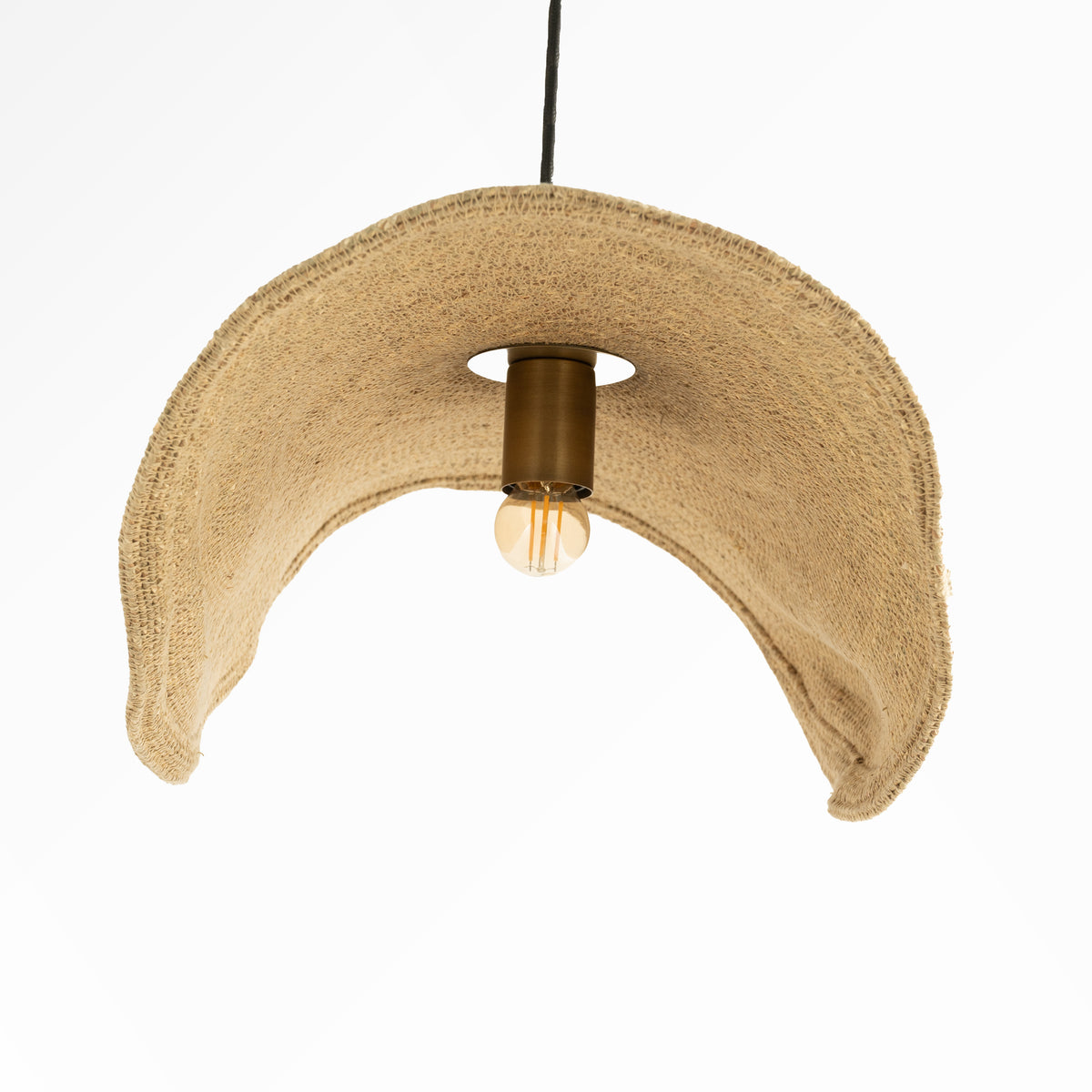 suspension en matiere naturelle et metal modulable maho