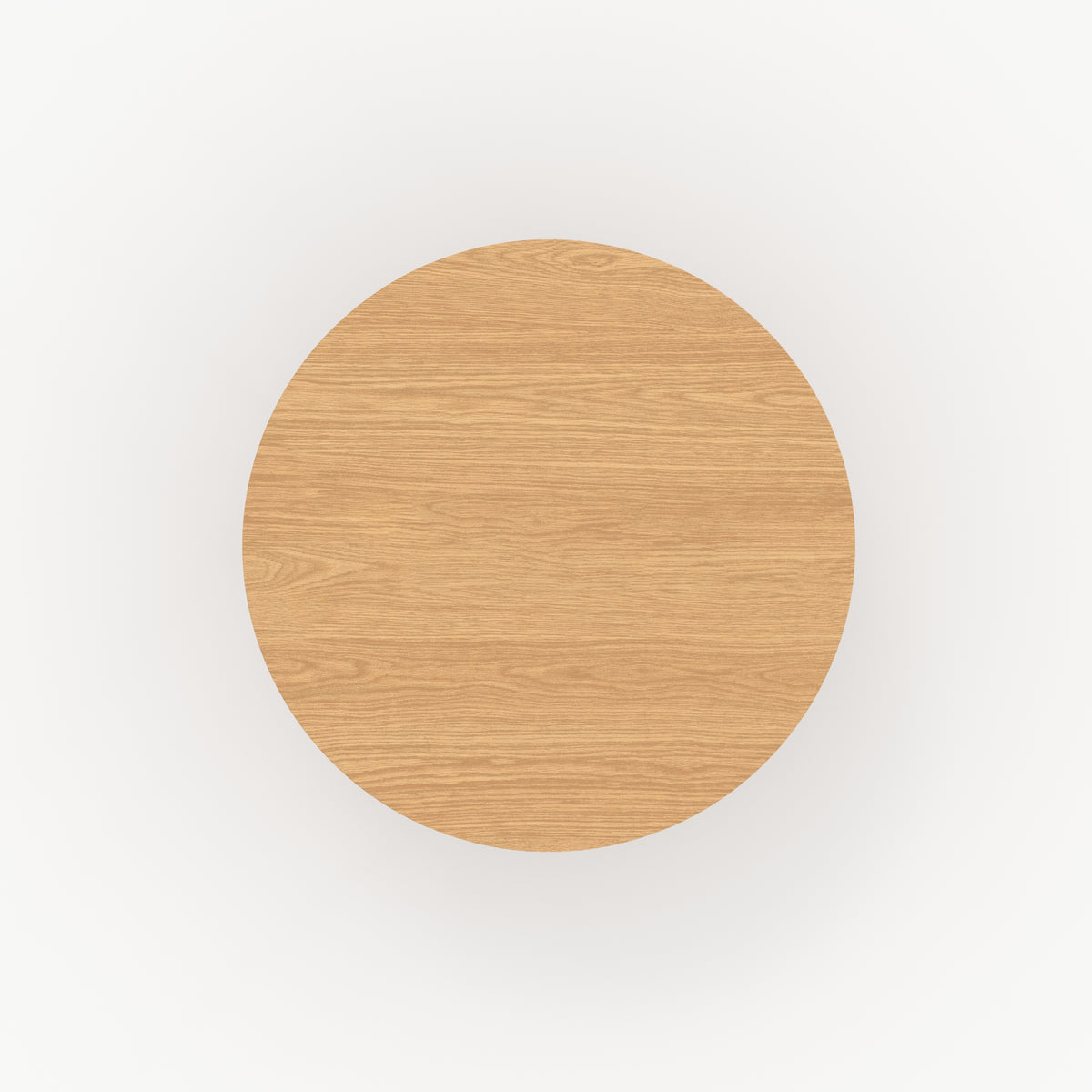 Table à manger ronde Izzi plateau chêne naturel dessus – Maison Pavane