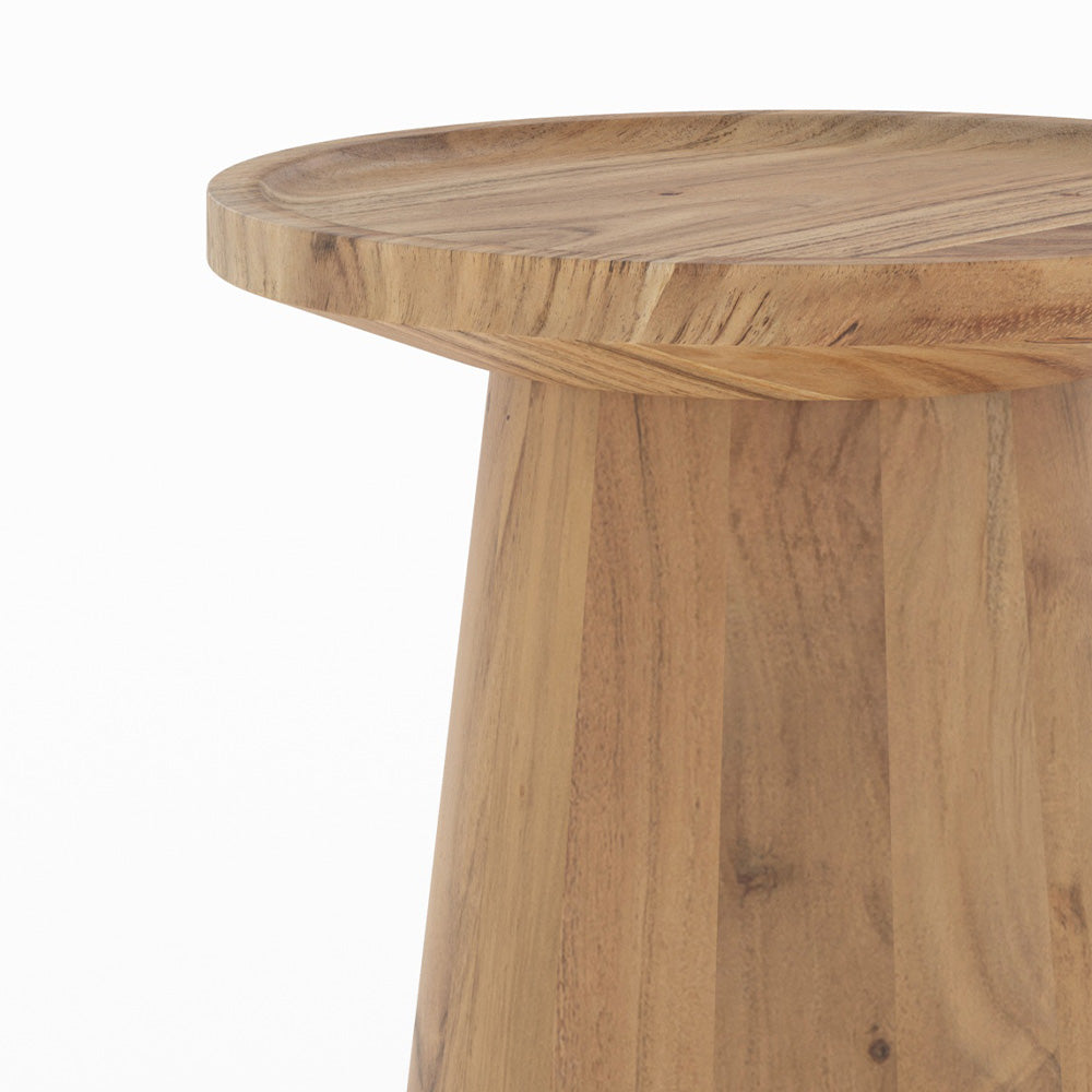 table appoint en bois massif capucine acacia