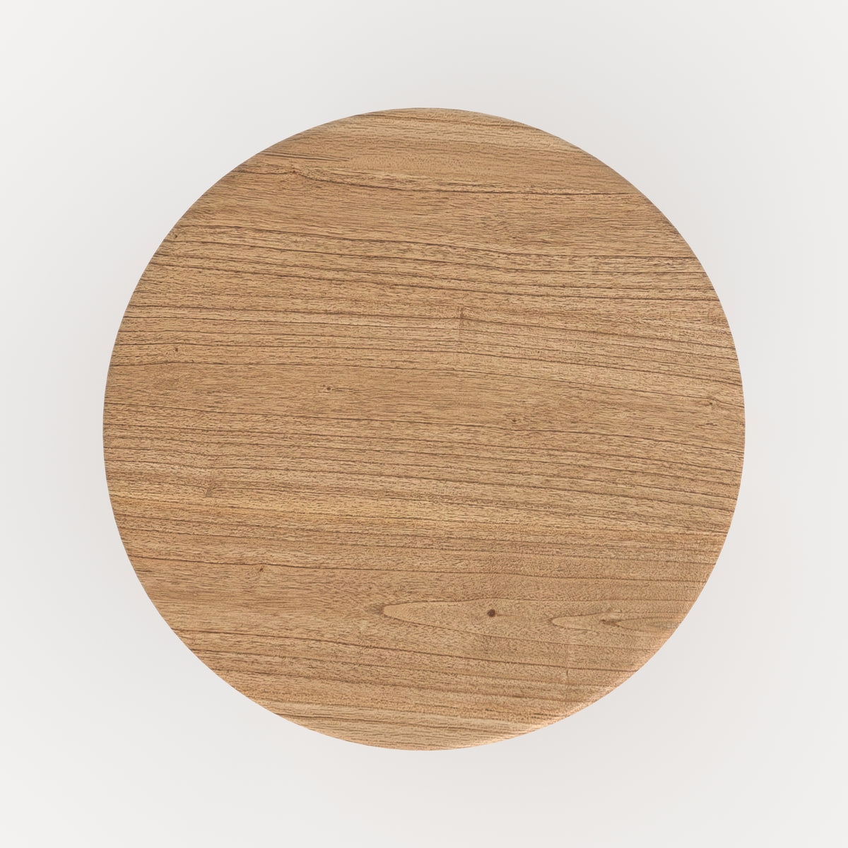Table d'appoint ronde Néa en bois clair D40 cm
