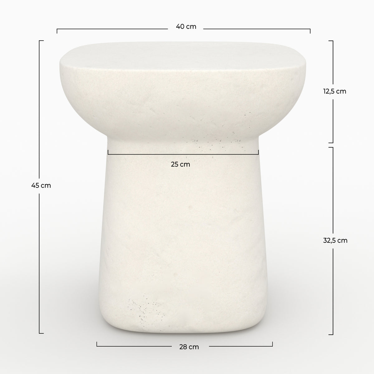 table basse beton ecru samui appoint rdv deco