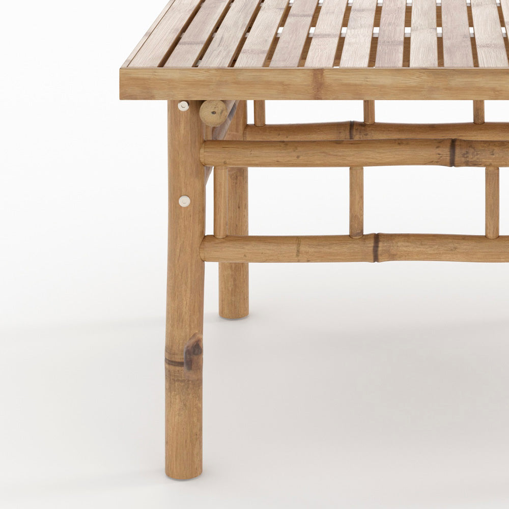 table basse de jardin bambou vadella