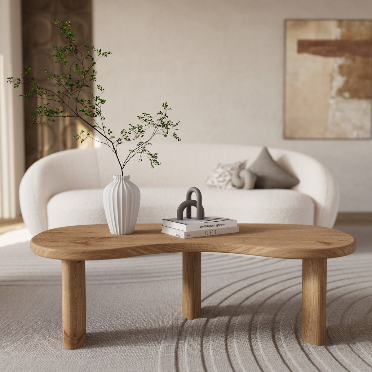 table basse en bois de mindi brandan table organique