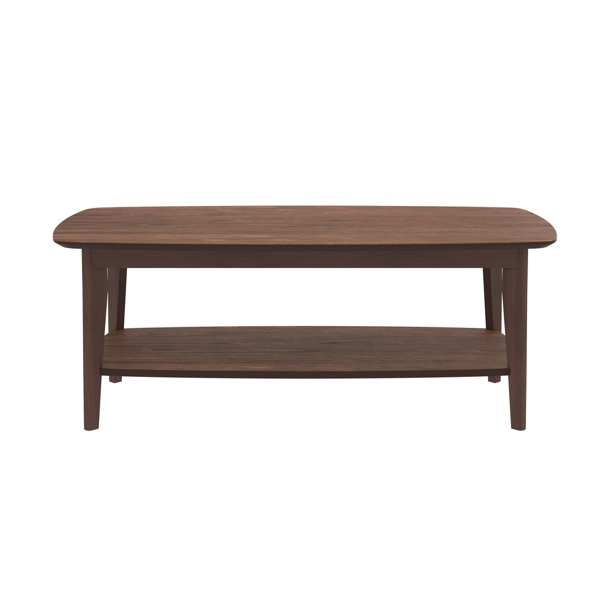 table basse en bois fonce rectangulaire 120 cm