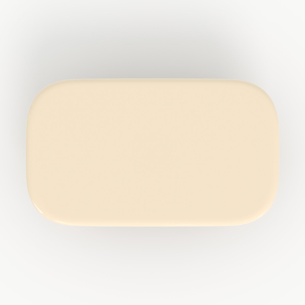 Table basse Lolly rectangulaire en MDF laqué blanc cassé