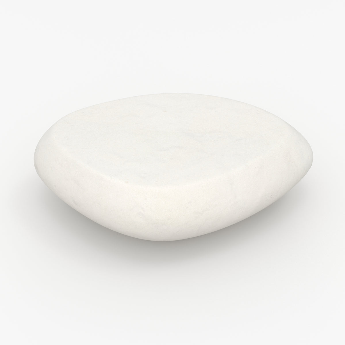table basse maui 105cm beton ecru ovale