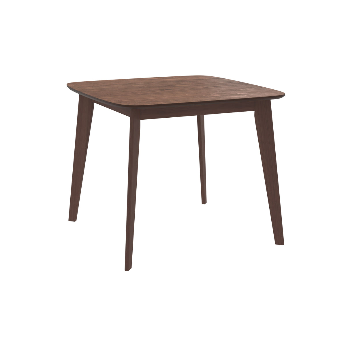 table carree bois fonce julio