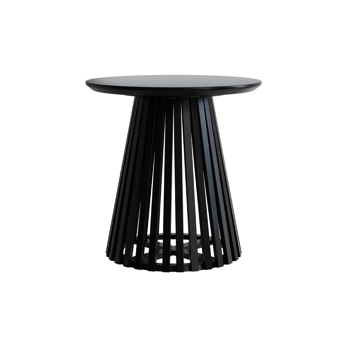 table d appoint en bois noir d acacia kepes