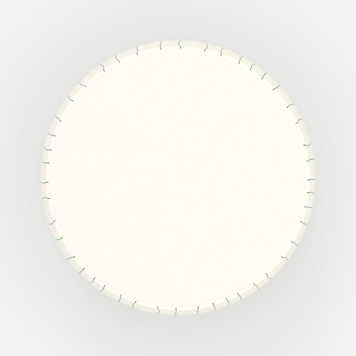 table d appoint ronde nello en metal blanc raye