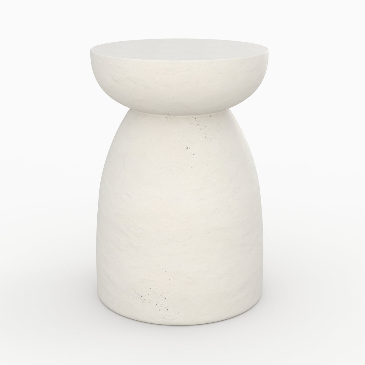table d appoit ronde capri en beton ecru rdv deco