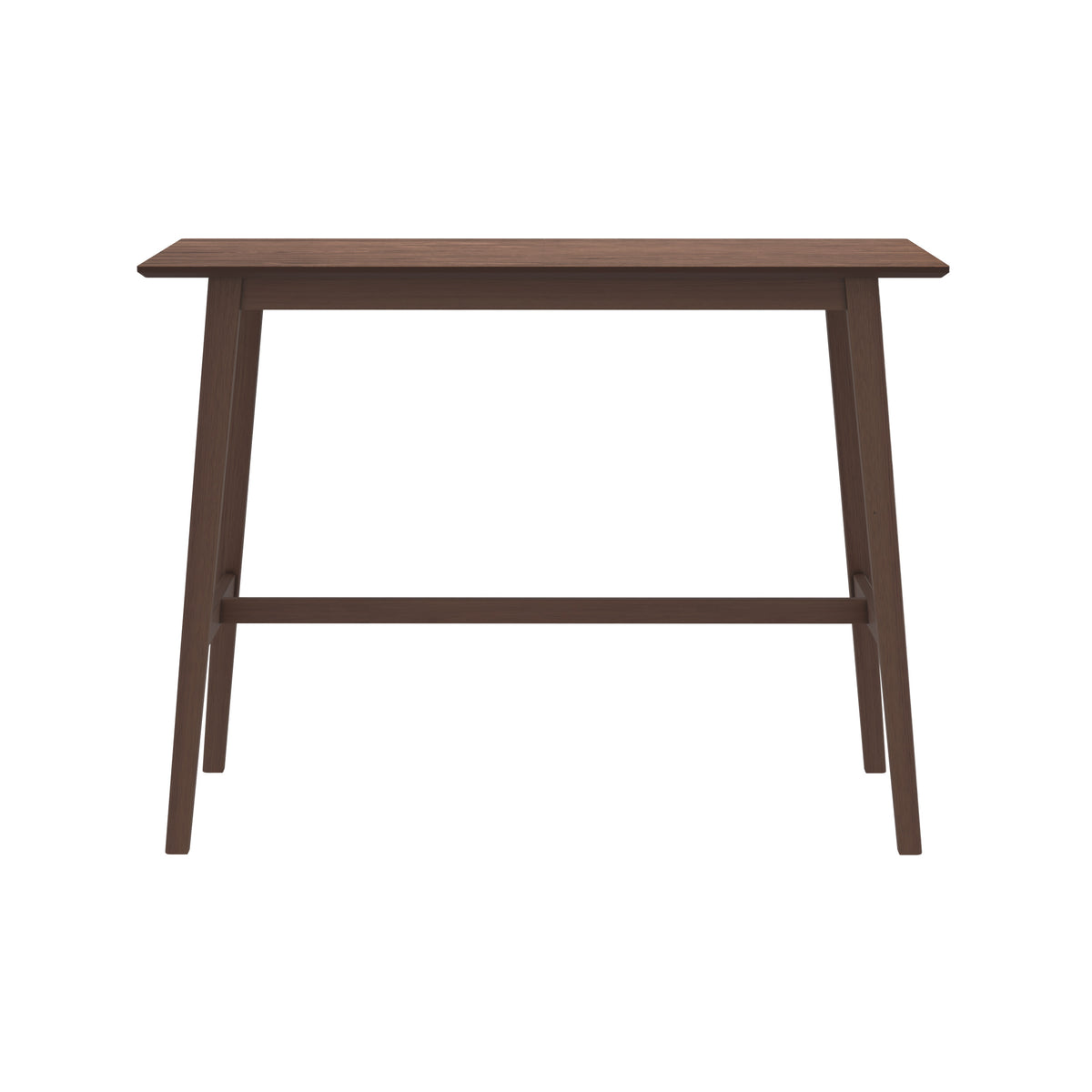 table de bar buvette en bois fonce