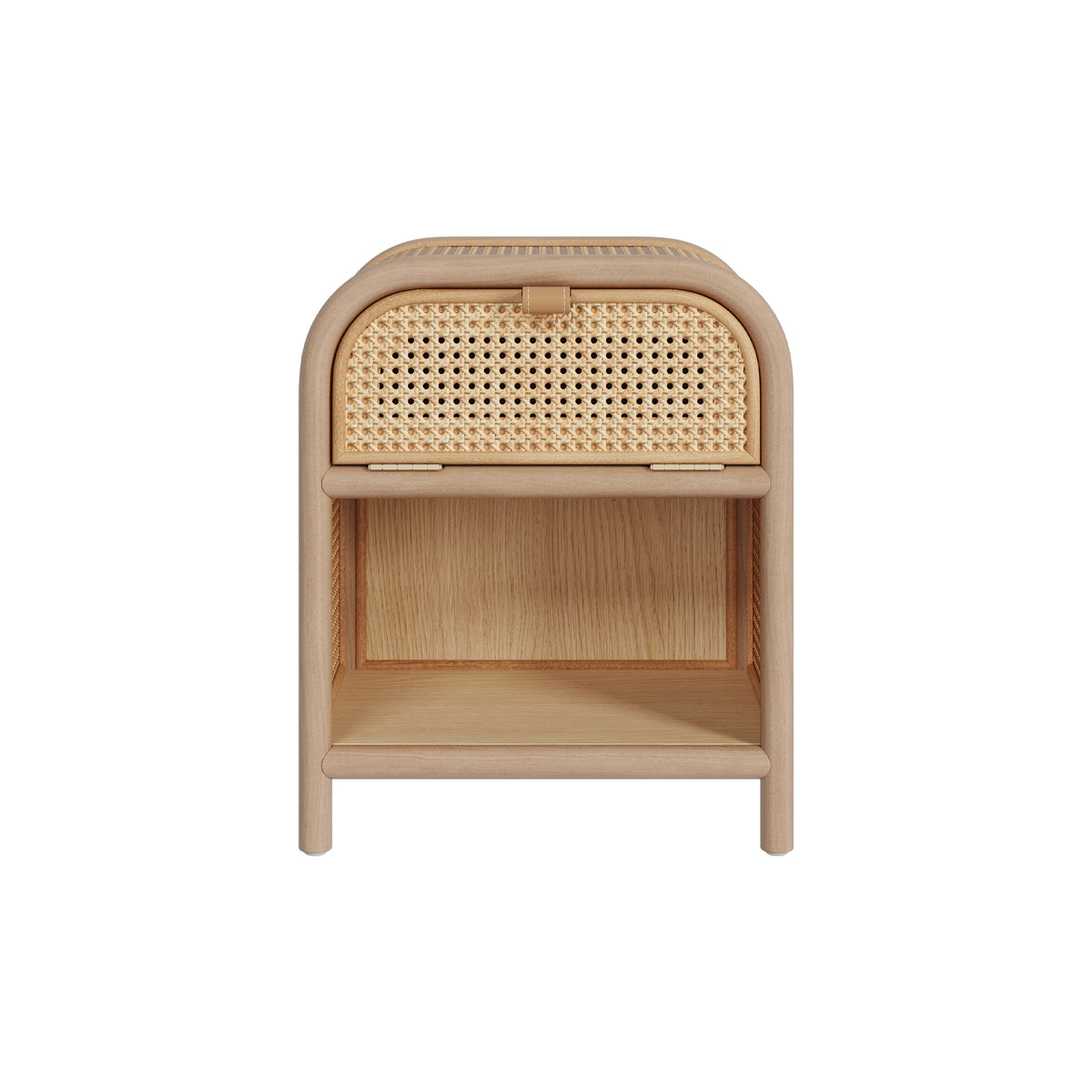 table de chevet 1 titoir 1 niche alata bois clair