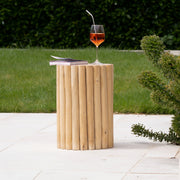 tavolino d'appoggio da giardino Imani in legno di teak
