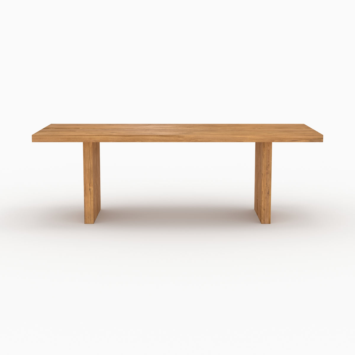 table de jardin rectangulaire en bois de teck 10 personnes siam