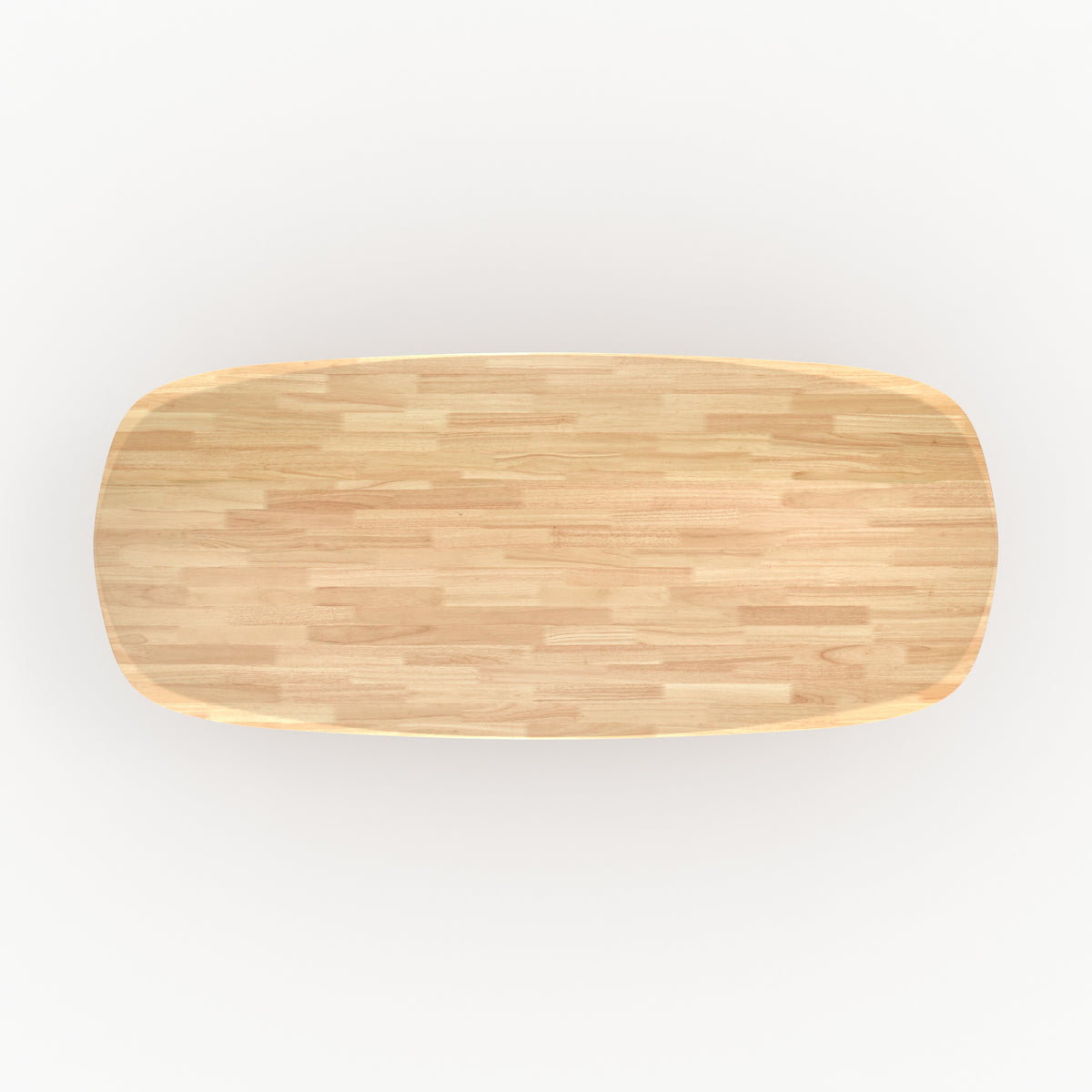 table en bois clair hevea massif 8 personnes