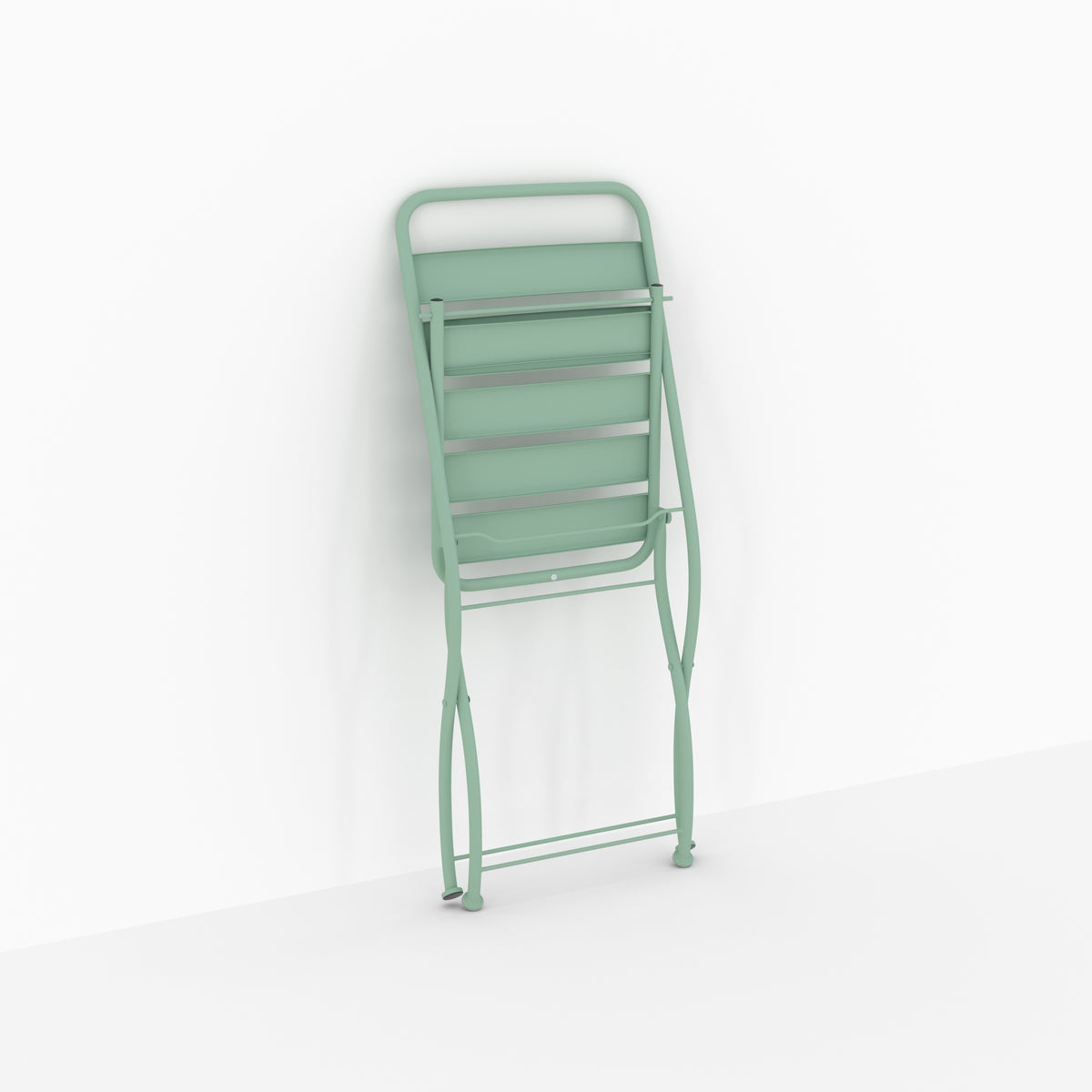table et chaises de jardin en metal ver clair 4 personnes yumi
