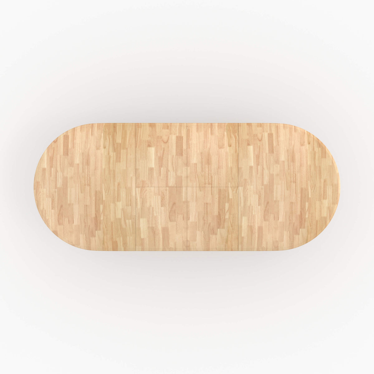 table extensible merlin en bois clair hevea 6 8 personnes