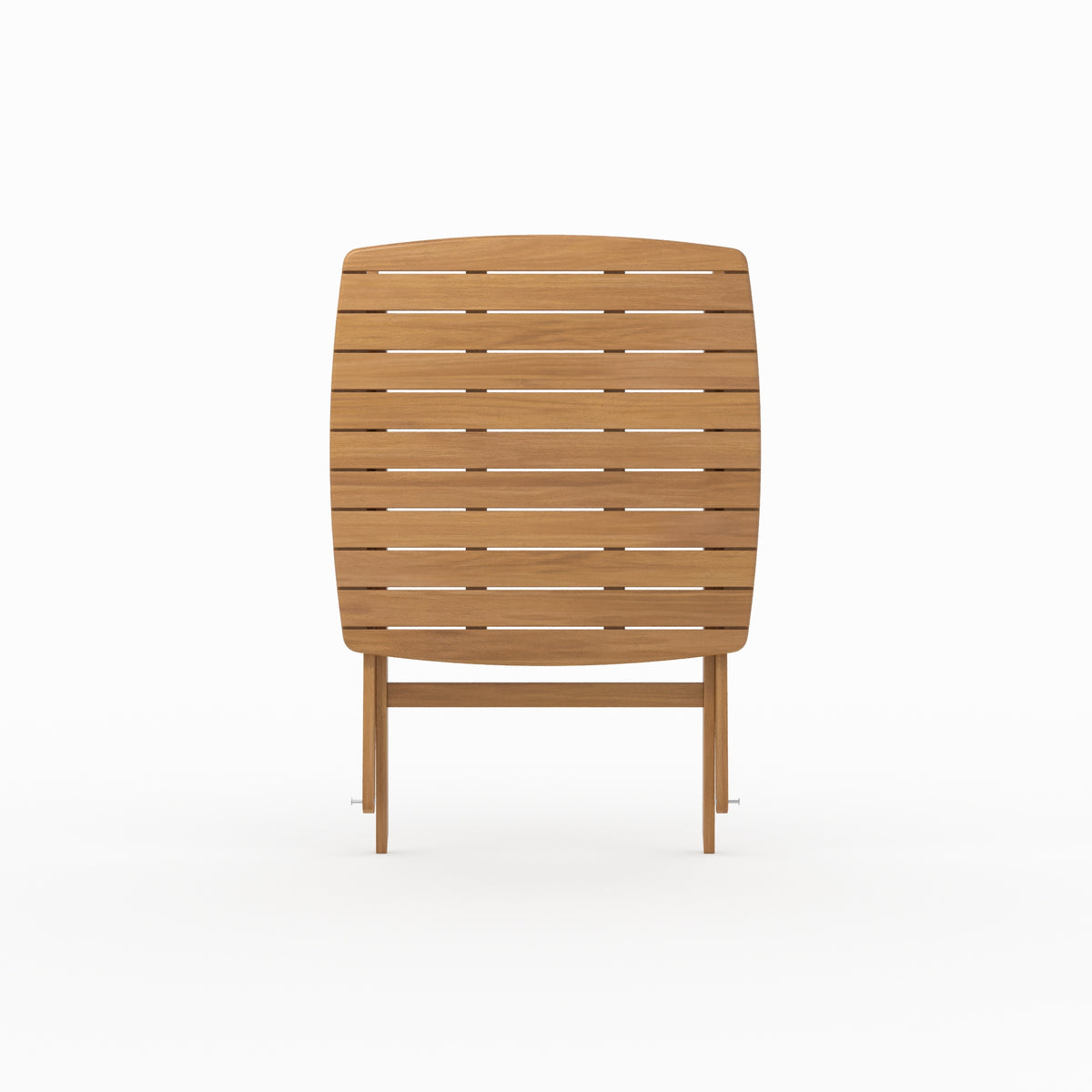 Table jardin Siquijor acacia pliante repliee rangement compact