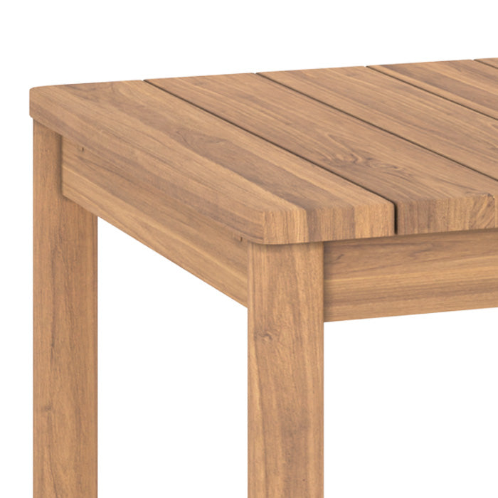 table rectangulaire de jardin en bois de teck massif 6 10 personnes berka