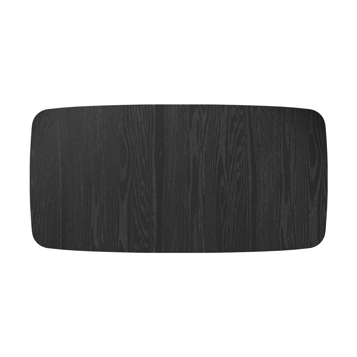 table rectangulaire oman en bois noir extensible