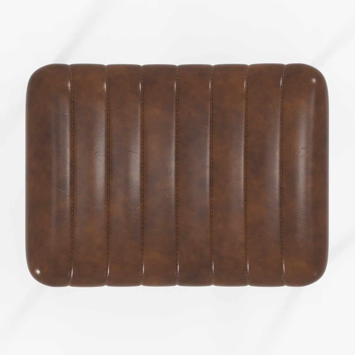 sgabello da bar arsene in pelle marrone set di 2 77 cm