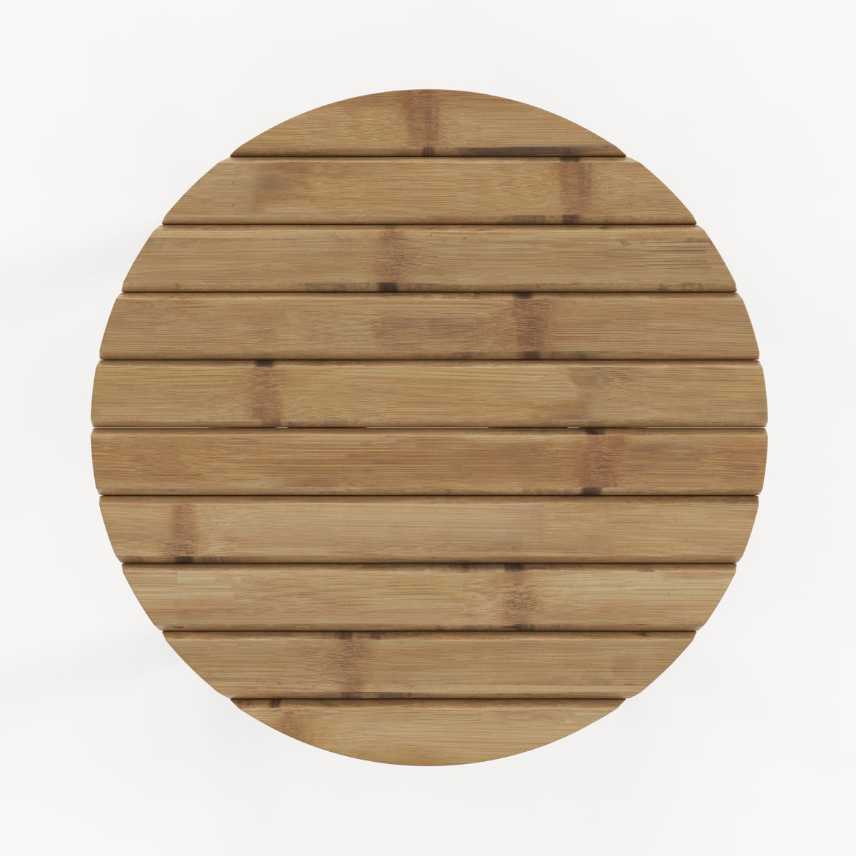 tabouret de bar de jardin polly en bambou 74 cm