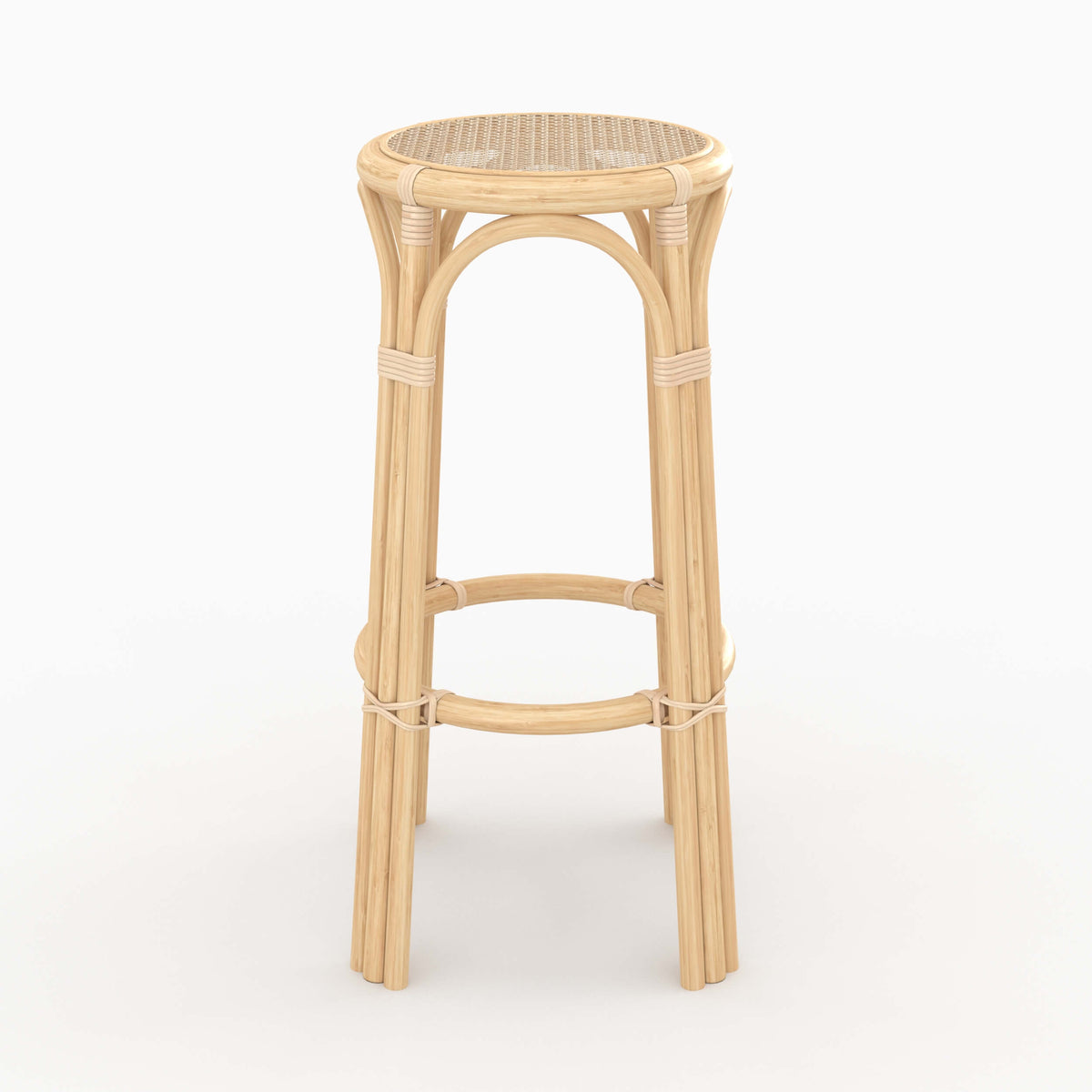 tabouret de bar en rotin 75 cm vania